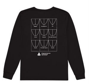 Channel Islands Tailz L/S Tee-Black