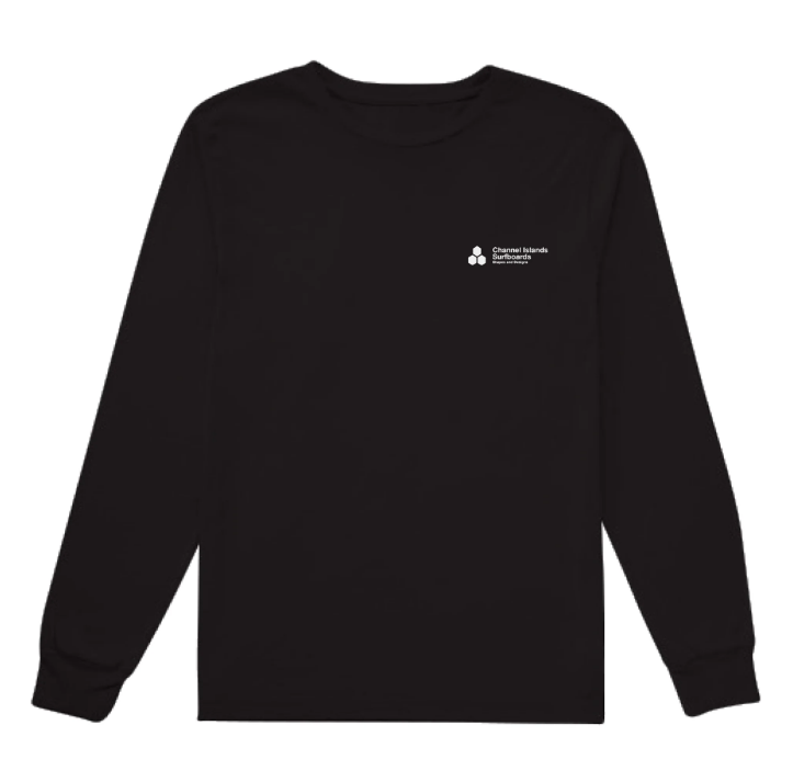 Channel Islands Tailz L/S Tee-Black