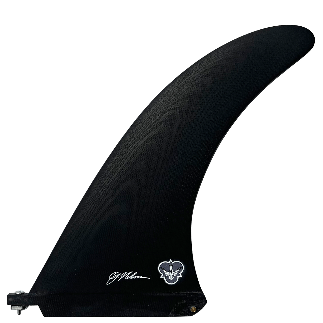 Flying Diamonds Power Flex Volan Single Fin-Black