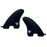 Flying Diamonds CJ Skylimit Side Bites Fin Set-Black Volan