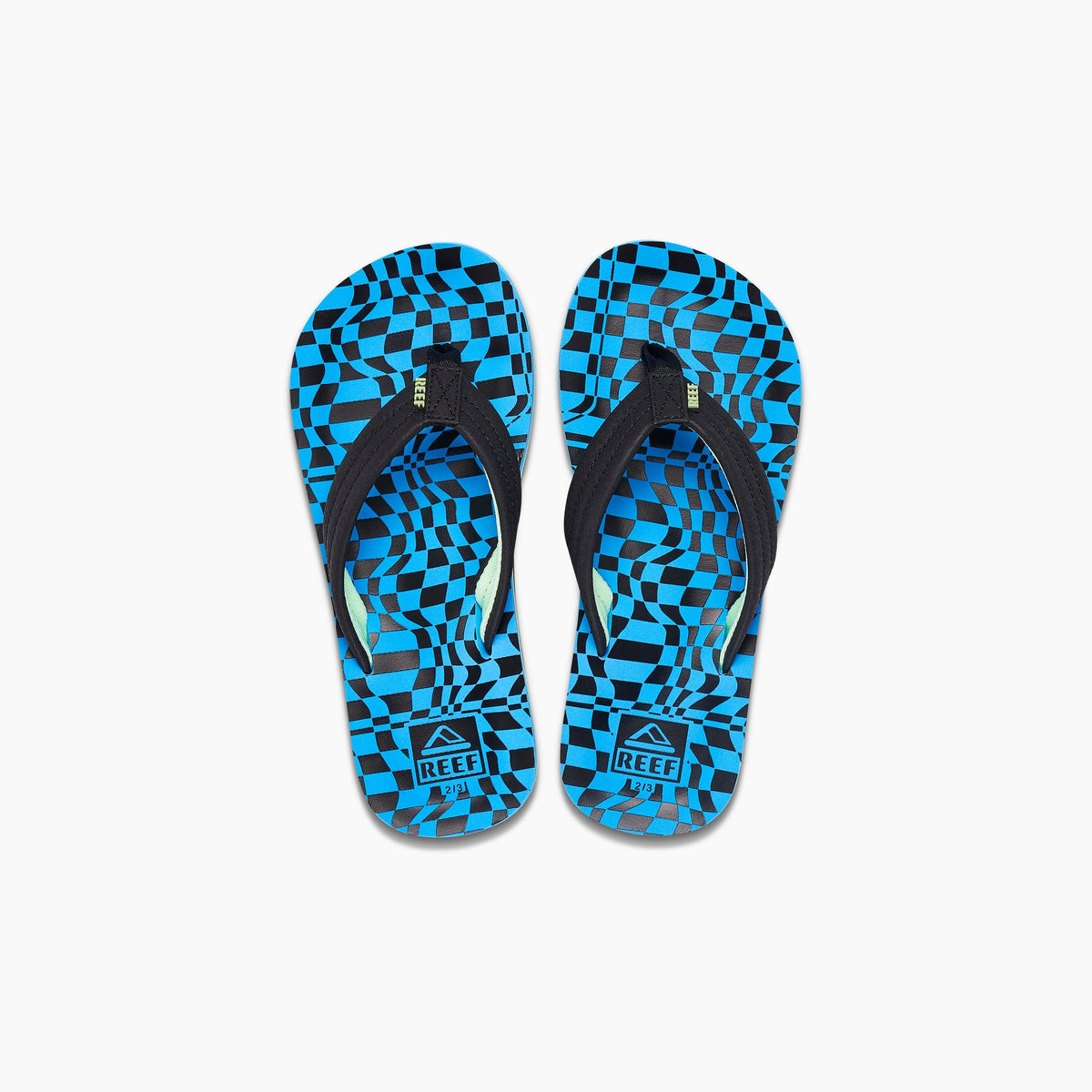 REEF Kids Ahi Sandal-Swell Checkers