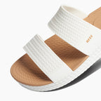 REEF Water Vista Slide Sandal-White/Tan