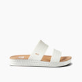 REEF Water Vista Slide Sandal-White/Tan
