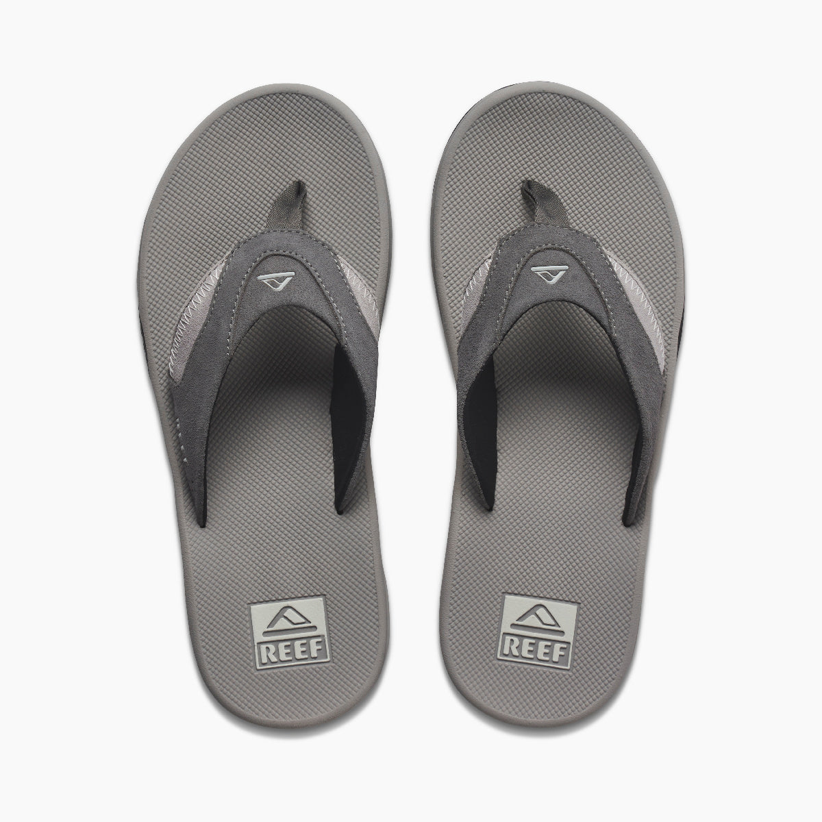 REEF Fanning Sandal-Grey Suede