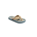 REEF Kids Ahi Sandal-Blue/Tan Palm