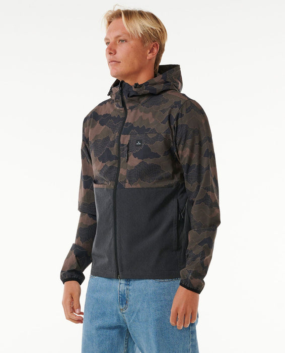 Rip Curl Anti Series Elite Jacket-Green Camo