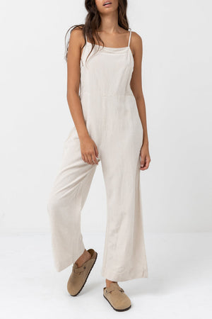 Rhythm Classic Jumpsuit Romper-Oat