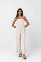 Rhythm Classic Jumpsuit Romper-Oat