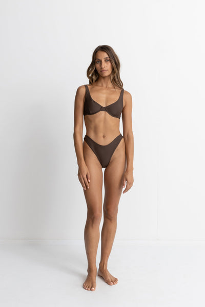 Rhythm Classic Hi Cut Bottom-Chocolate