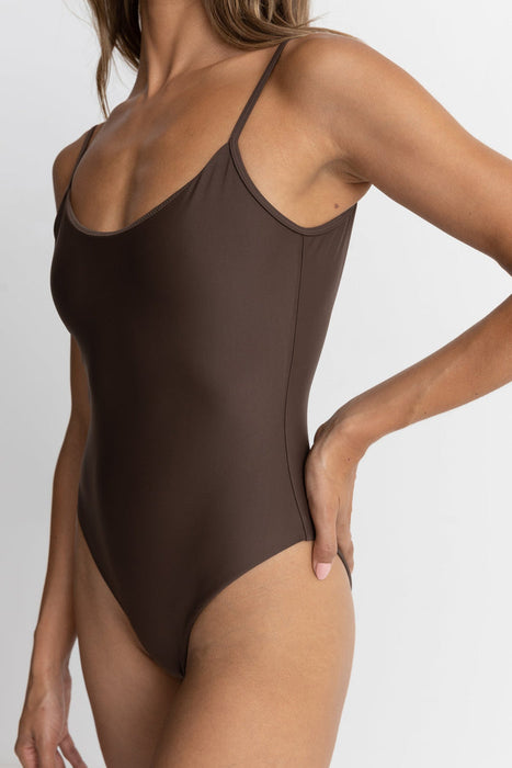 Rhythm Classic Minimal One Piece-Chocolate