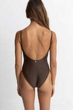 Rhythm Classic Minimal One Piece-Chocolate