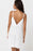 Rhythm Classic Tiered Mini Dress-White
