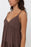 Rhythm Classic Tiered Midi Dress-Chocolate