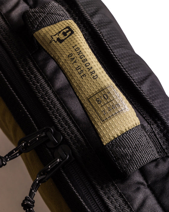 Creatures Hardwear Longboard Day Use Boardbag-Military Black