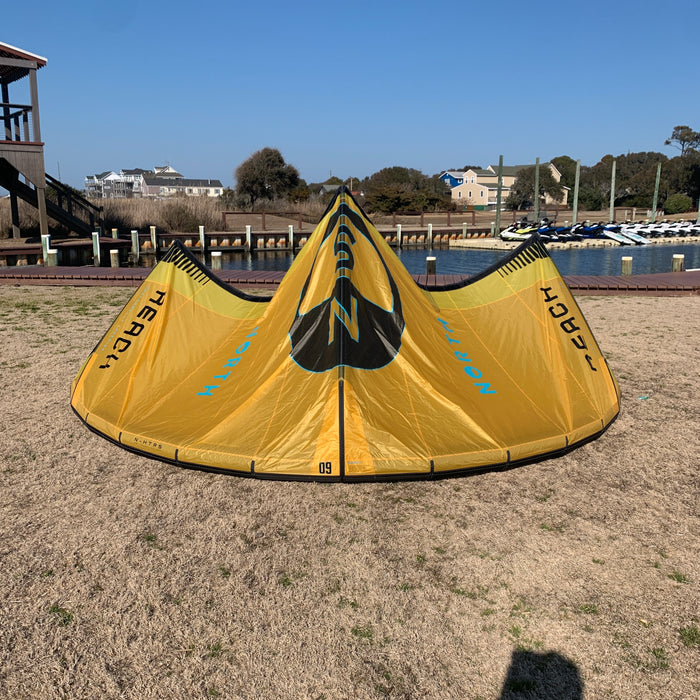 USED 2025 North Reach Kite-Sunset Yellow-9m