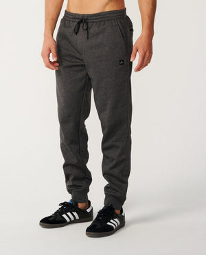 Rip Curl Anti Series Departed Track Pants-Charcoal Marle