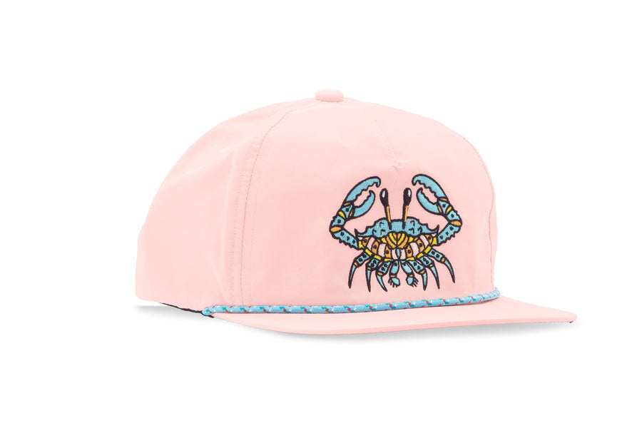 Bajio Crab Performance Hat-Light Pink