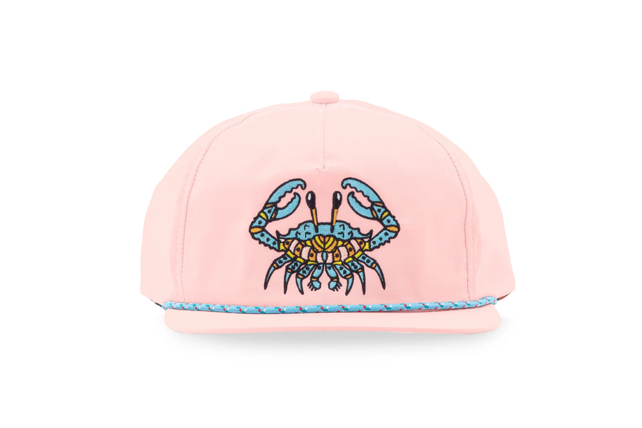 Bajio Crab Performance Hat-Light Pink