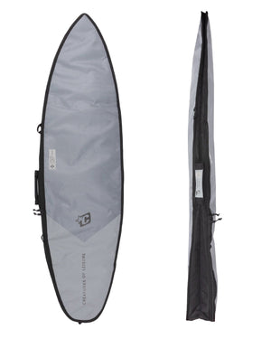 Creatures Shortboard Day Use Boardbag-Titanium Black-7'6"