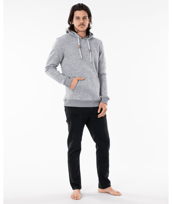 Rip Curl Crescent Hooded Sweatshirt Grey Marle REAL Watersports