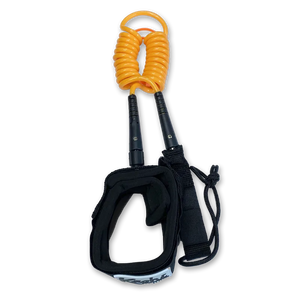 Kaohi Double Coil Calf Leash-Orange-6' x 5.5mm