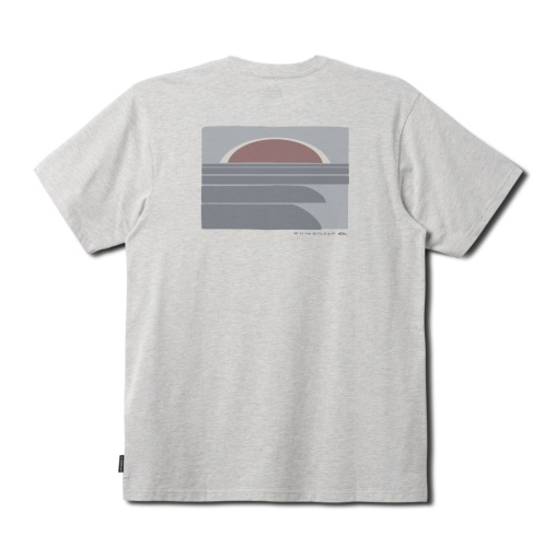 Quiksilver Incoming Mod Tee-Silver White Heather