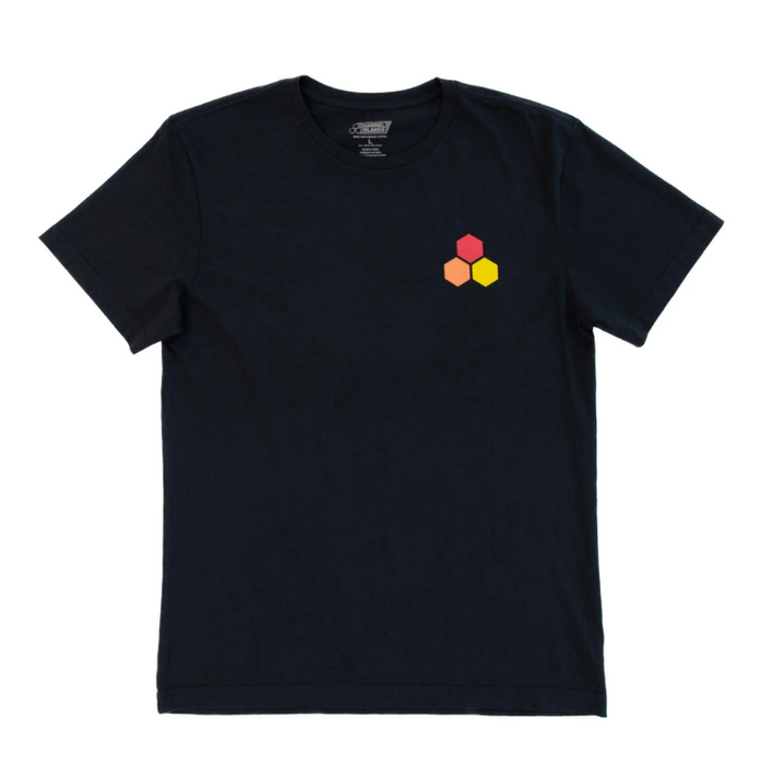 Channel Islands Curren Hex Tee-True Black