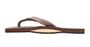 Rainbow Single Layer Leather Sandal-Expresso