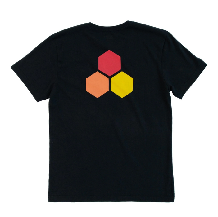 Channel Islands Curren Hex Tee-True Black