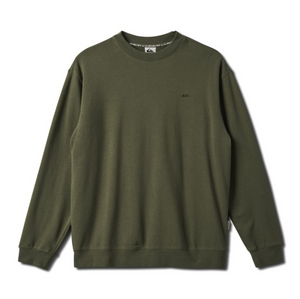 Quiksilver Saltwater Crew Sweatshirt-Army
