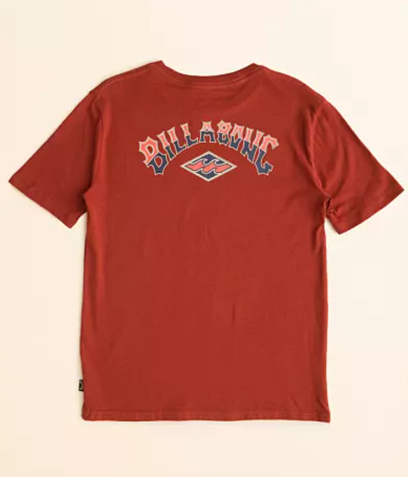 Billabong Boys Archwash Tee-Sangria