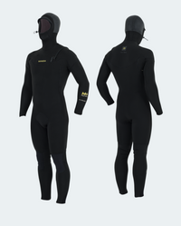 Manera Magma Hooded 6/4 FZ Wetsuit-Black