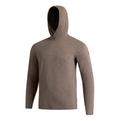 Florence Marine X Airtex L/S Hooded Sun Shirt-Heather Pumice