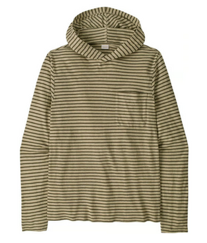 Patagonia Trail Harbor Hooded L/S Shirt-Steps: Weathered Stone