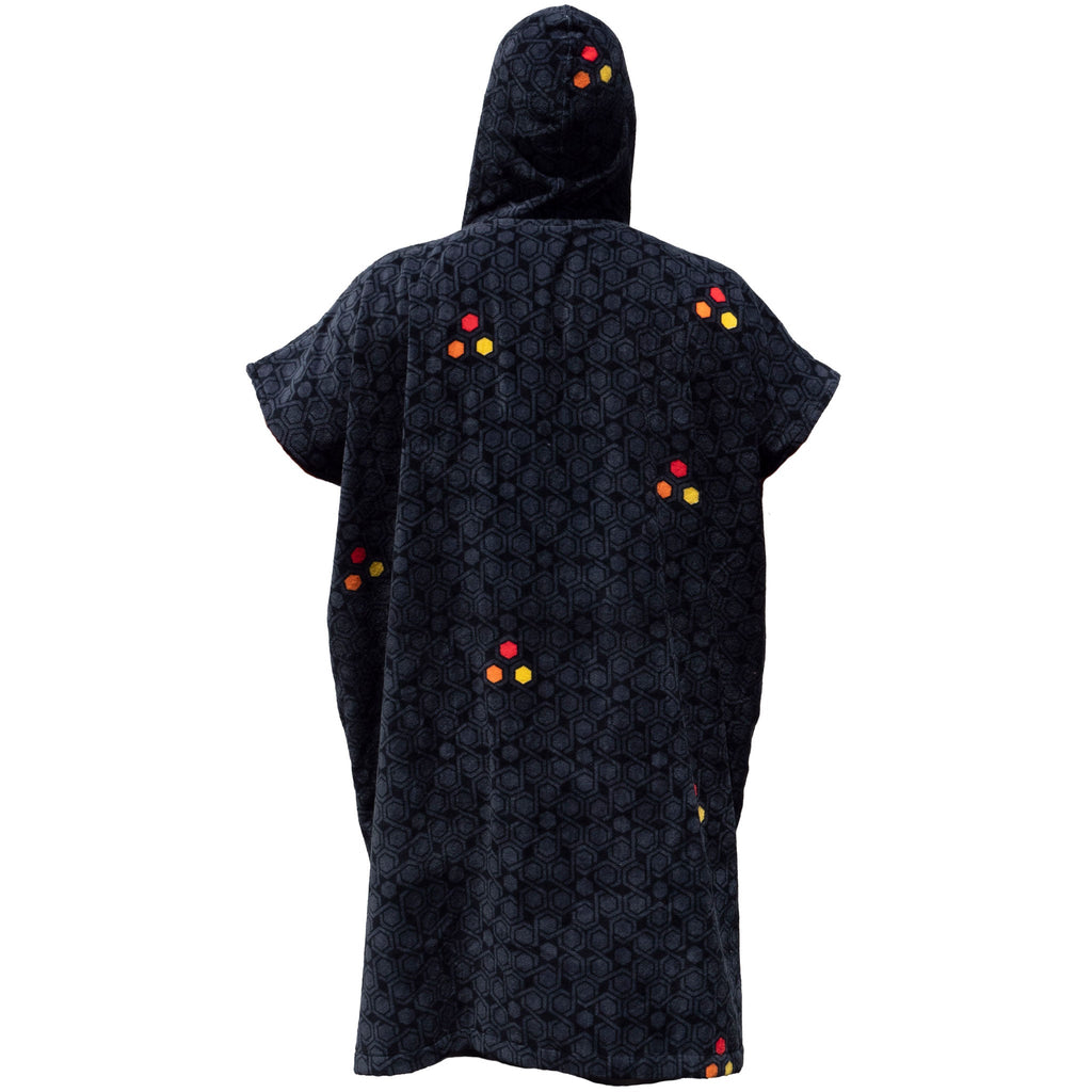 Channel Islands Hex Changing Towel Poncho-Black — REAL Watersports