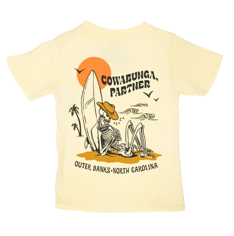 REAL Youth Cowabunga Partner Tee-Plantain Yellow