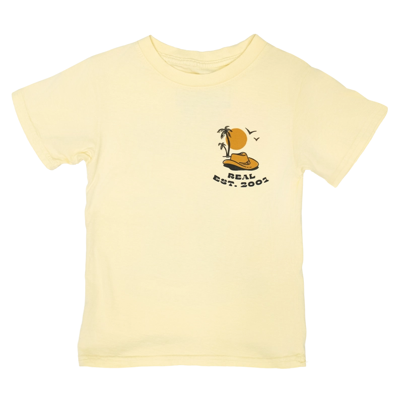 REAL Youth Cowabunga Partner Tee-Plantain Yellow