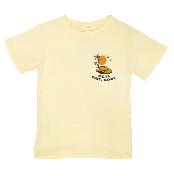 REAL Youth Cowabunga Partner Tee-Plantain Yellow