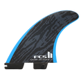 FCS II Crosby Colapinto PC Tri Fin Set-Black Blue-Large