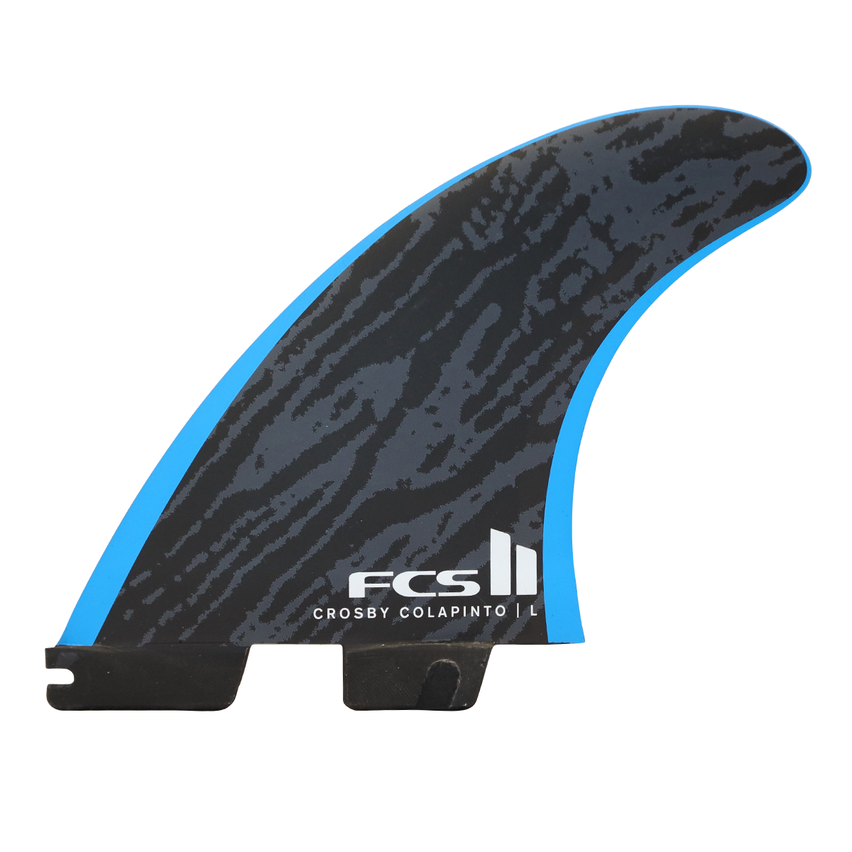 FCS II Crosby Colapinto PC Tri Fin Set-Black Blue-Large