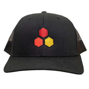 Channel Islands Curren Retro Hex Hat-Black/Black— Alternate View