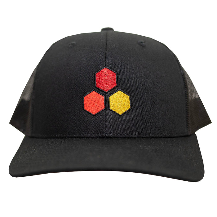 Channel Islands Curren Retro Hex Hat-Black/Black