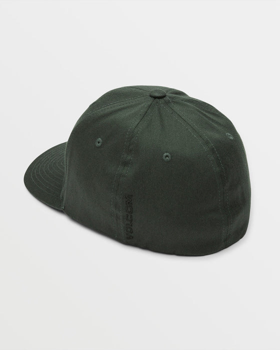 Volcom Full Stone Flexfit Hat Hat-Dark Forest