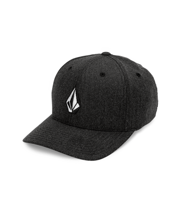 Volcom Full Stone Heather Flexfit Hat-Charcoal Heather