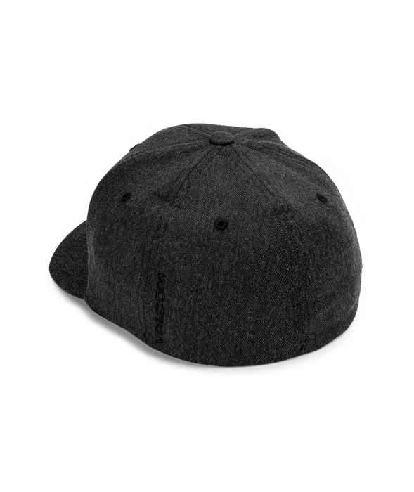 Volcom Full Stone Heather Flexfit Hat-Charcoal Heather