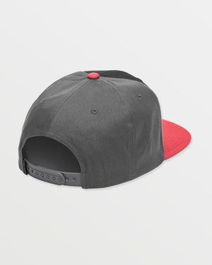 Volcom Quarter Twill Hat-Chili Red