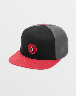 Volcom Quarter Twill Hat-Chili Red