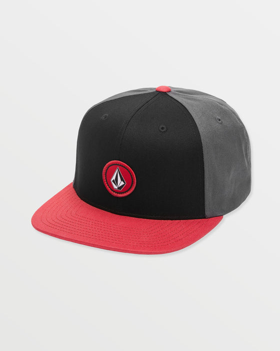 Volcom Quarter Twill Hat-Chili Red