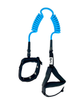Kaohi Double Coil Ankle Leash-Blue-6' x 8mm