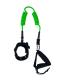 Kaohi Double Coil Ankle Leash-Green-6' x 8mm